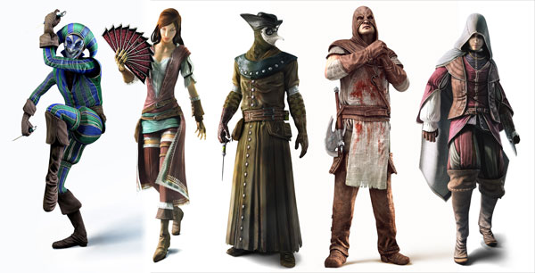 Les différents types d'assassins Les différents types d'assassins